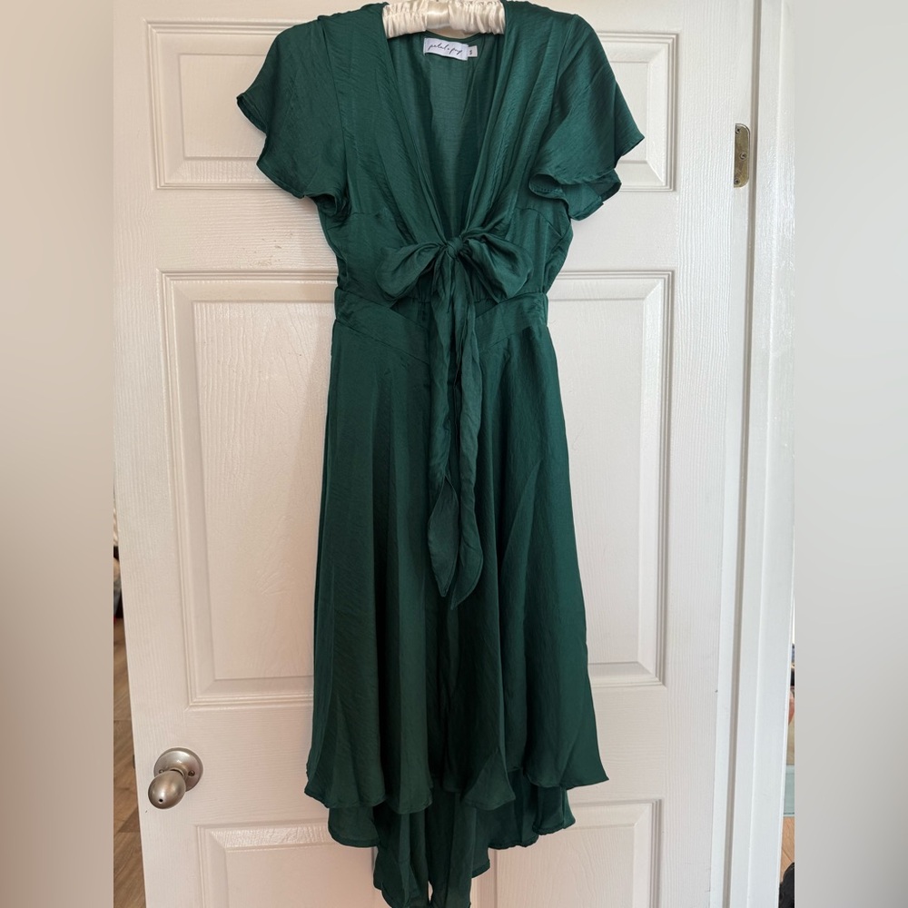 Petal & Pup Teal High Low Dress